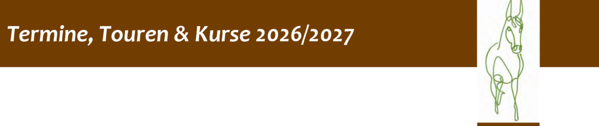 Termine, Touren und Kurse 2026/2027